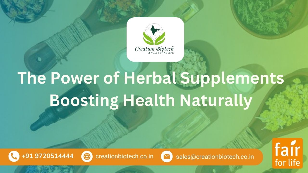 The Power of Herbal Supplements: Boosting Health Naturally